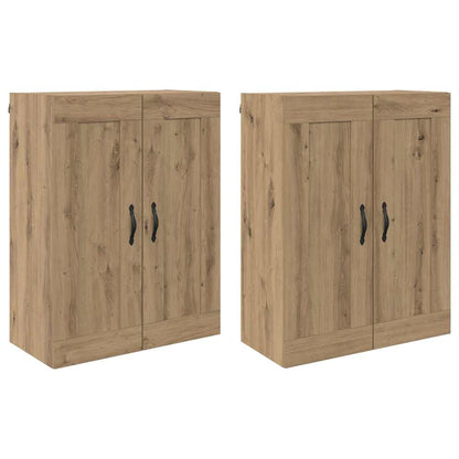 Väggmonterat skåp 2 pcs Artisan Ek 69,5 x 34 x 90 cm