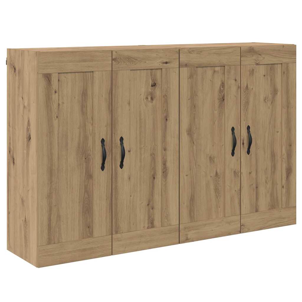 Väggmonterat skåp 2 pcs Artisan Ek 69,5 x 34 x 90 cm