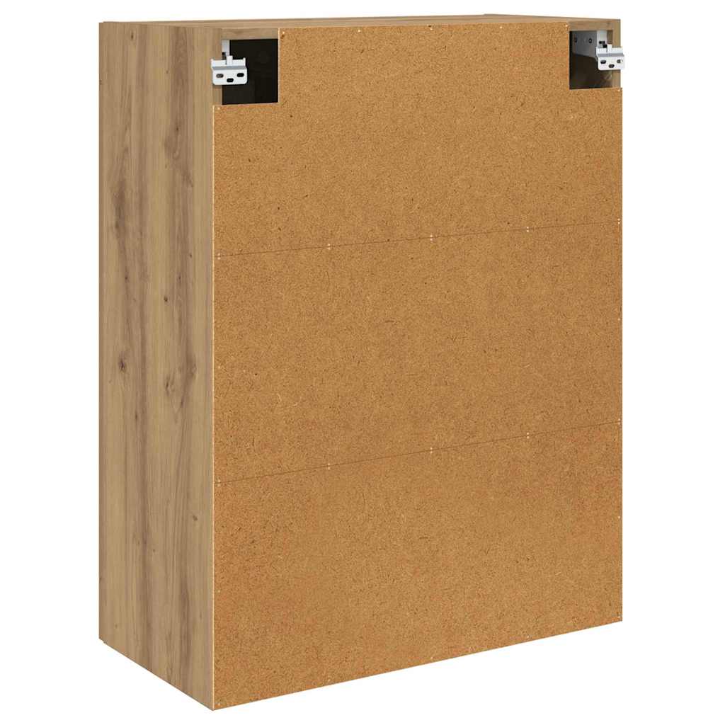 Väggmonterat skåp 2 pcs Artisan Ek 69,5 x 34 x 90 cm