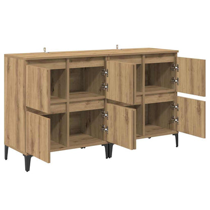 Skåp 2 pcs Artisan Ek 60 x 35 x 70 cm Konstruerat trä