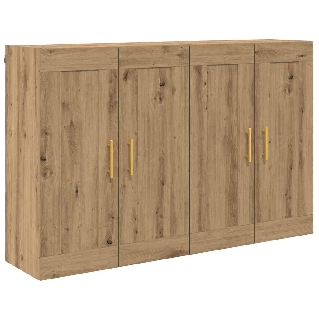 Väggmonterat skåp 2 pcs Artisan Ek 69,5 x 34 x 90 cm