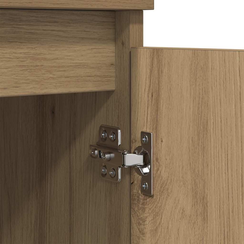 Skåp 3 pcs Artisan Ek 60 x 35 x 70 cm Konstruerat trä