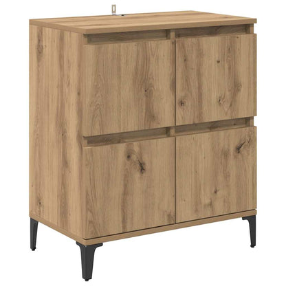 Skåp 3 pcs Artisan Ek 60 x 35 x 70 cm Konstruerat trä