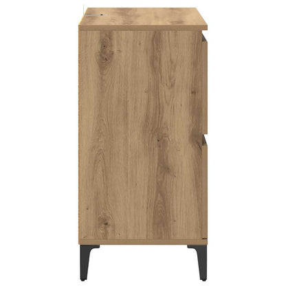 Skåp 3 pcs Artisan Ek 60 x 35 x 70 cm Konstruerat trä