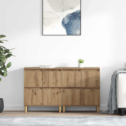 Skåp 2 pcs Artisan Ek 60 x 35 x 70 cm Konstruerat trä