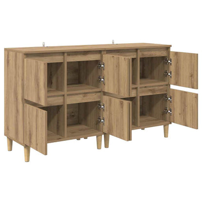 Skåp 2 pcs Artisan Ek 60 x 35 x 70 cm Konstruerat trä