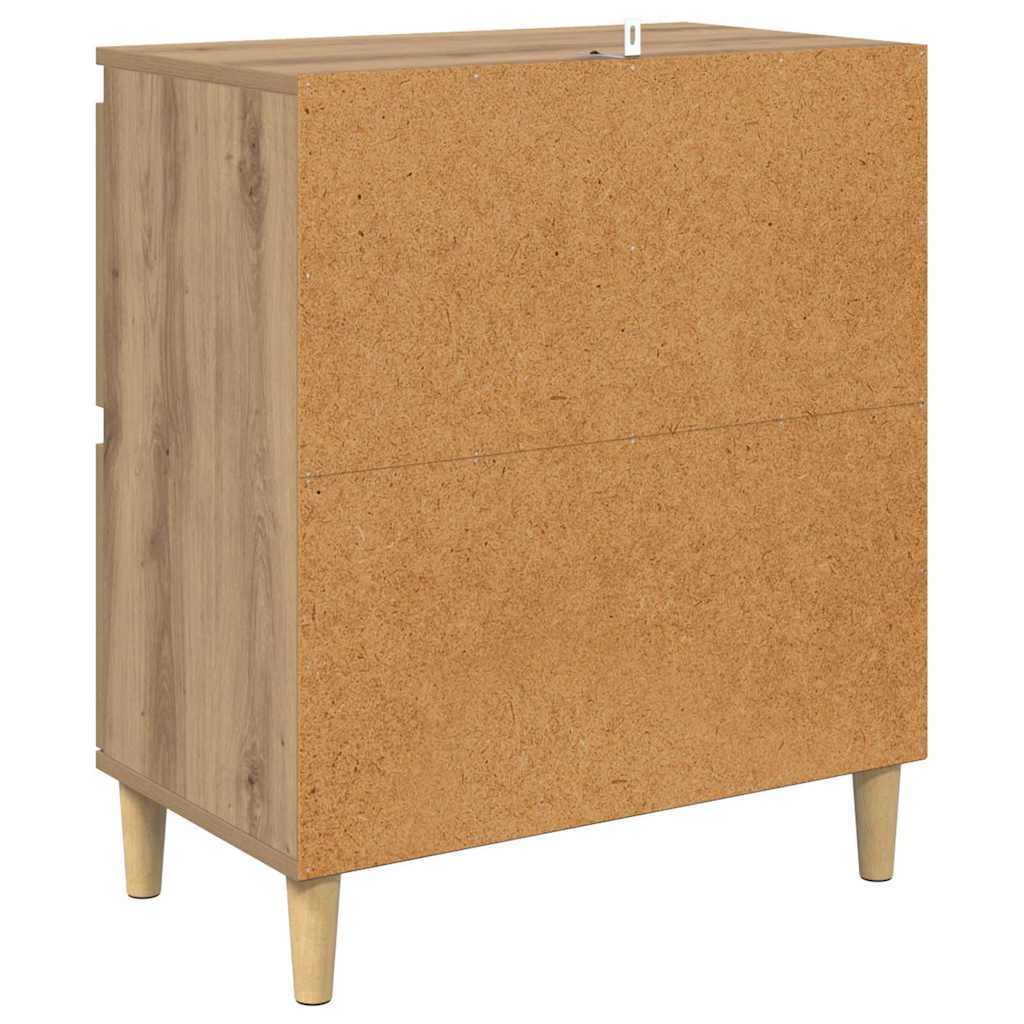 Skåp 2 pcs Artisan Ek 60 x 35 x 70 cm Konstruerat trä