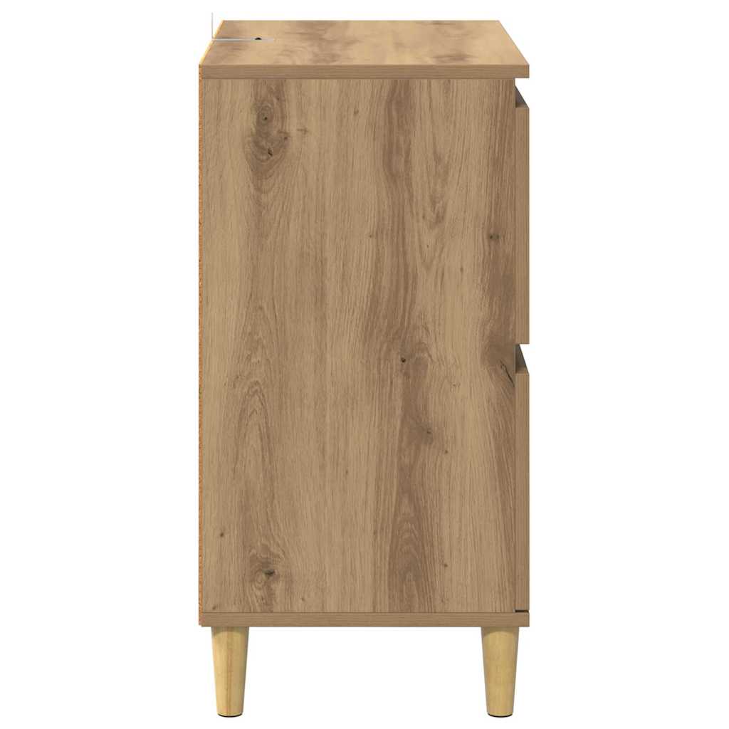 Skåp 2 pcs Artisan Ek 60 x 35 x 70 cm Konstruerat trä