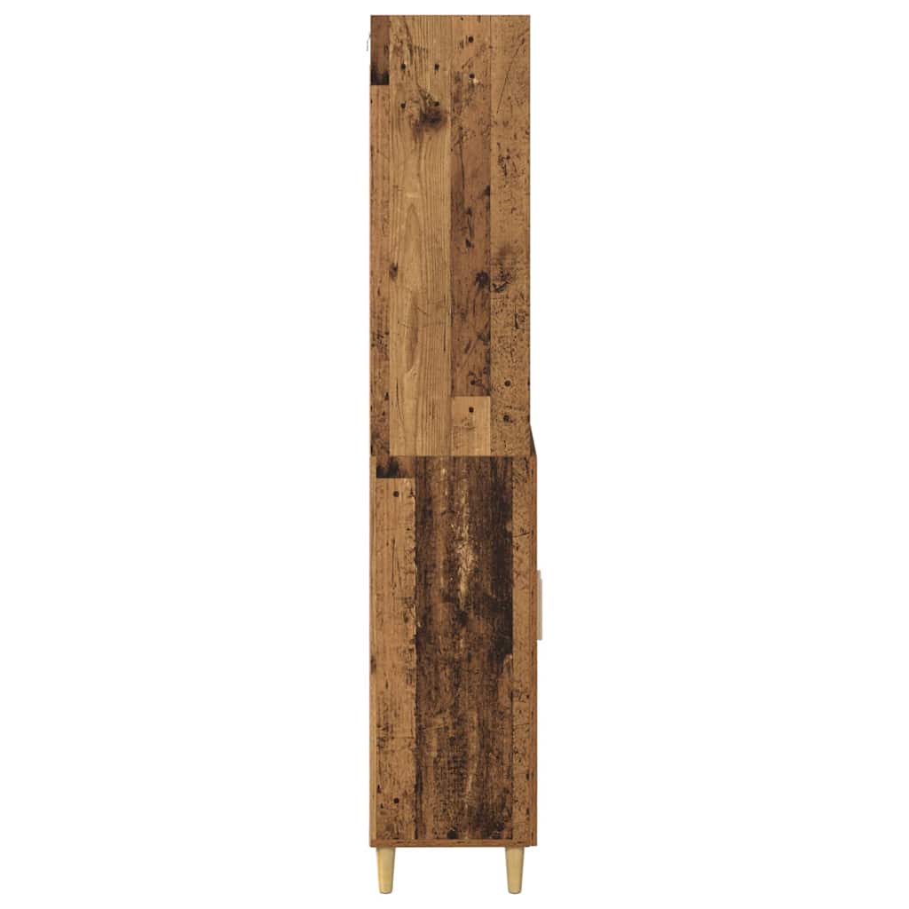 Skåp Åldrat Trä 69,5 x 32,5 x 180 cm