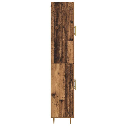Skåp Åldrat Trä 69,5 x 34 x 180 cm