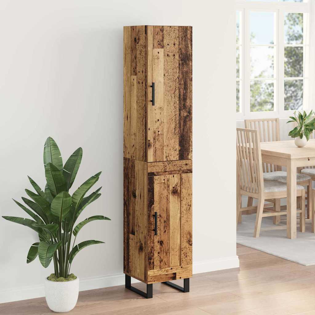 Skåp Gammalt trä 34,5 x 34 x 180 cm Konstruerat trä