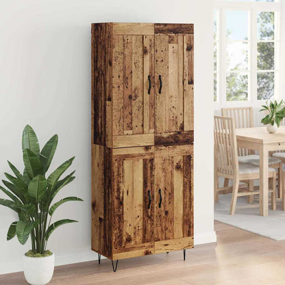 Skåp Gammalt trä 69,5 x 34 x 180 cm Konstruerat trä