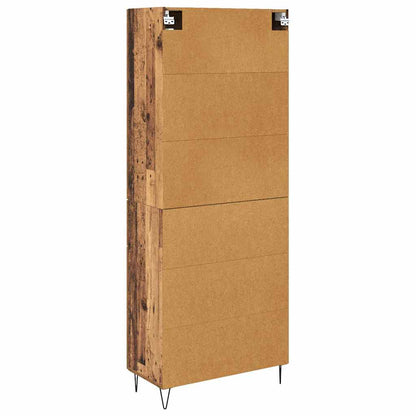 Skåp Gammalt trä 69,5 x 34 x 180 cm Konstruerat trä