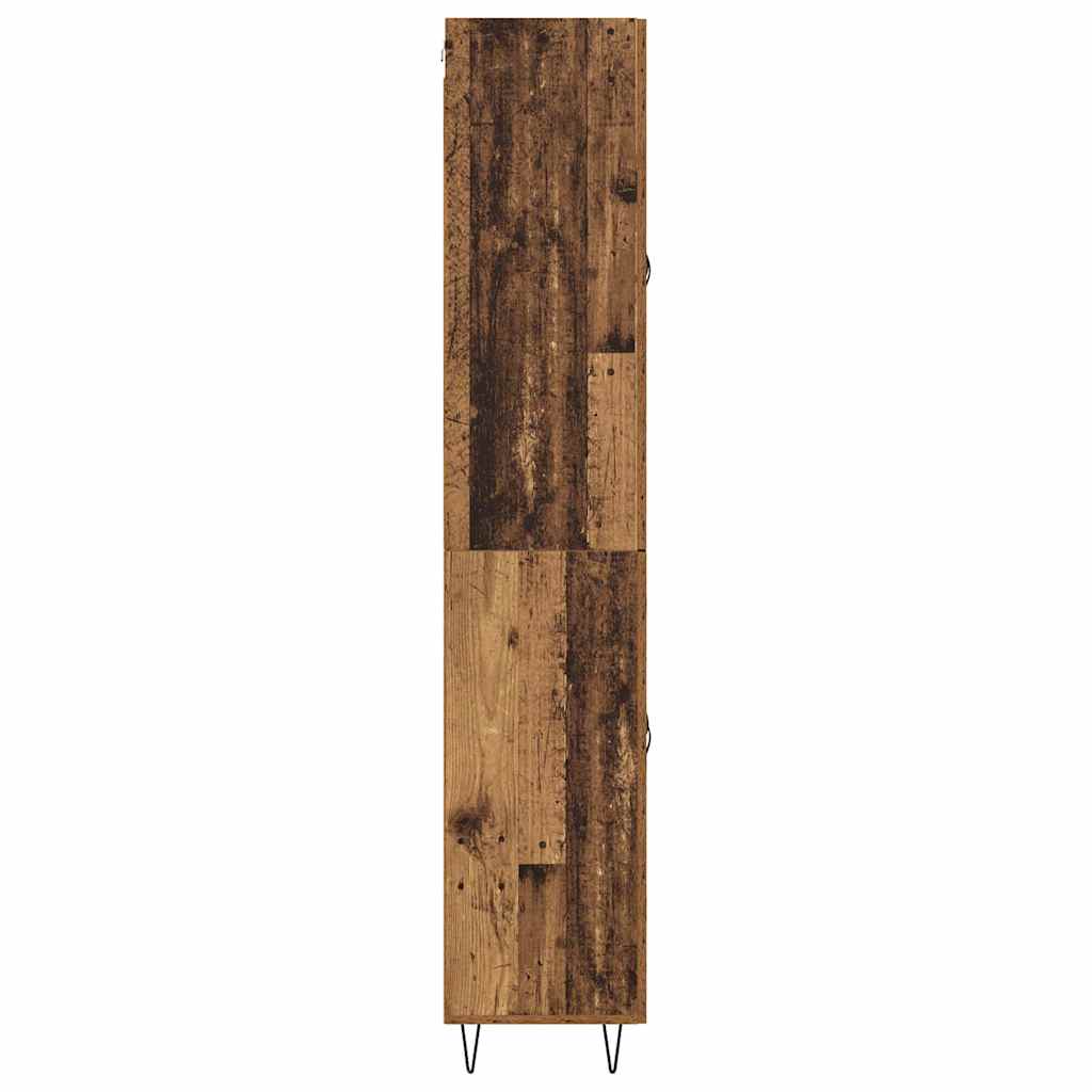 Skåp Gammalt trä 69,5 x 34 x 180 cm Konstruerat trä