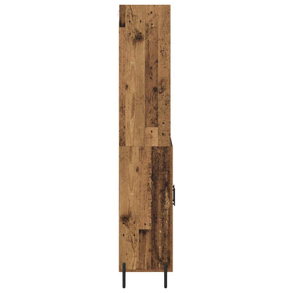Skåp Åldrat Trä 69,5 x 32,5 x 180 cm