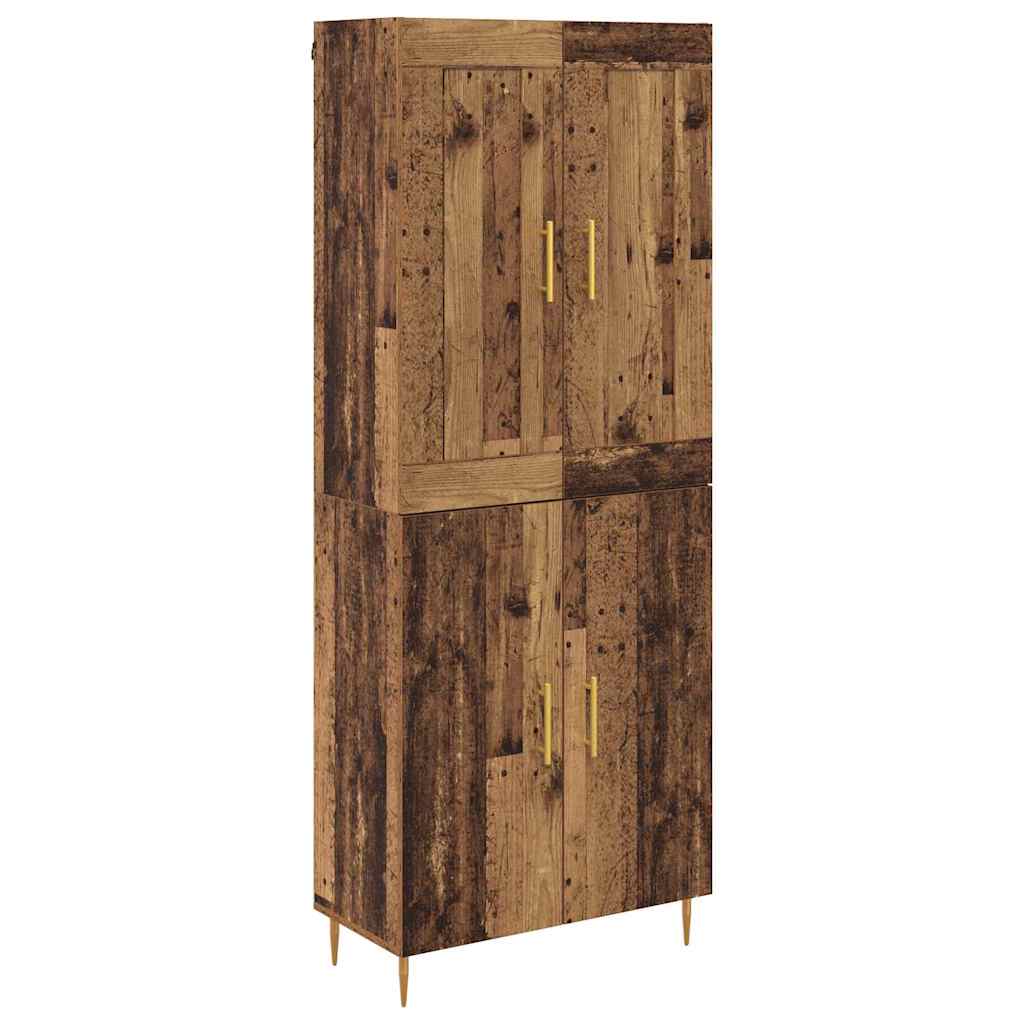 Skåp Gammalt trä 69,5 x 34 x 180 cm Konstruerat trä