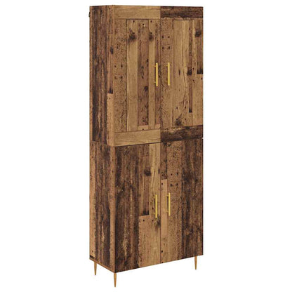 Skåp Gammalt trä 69,5 x 34 x 180 cm Konstruerat trä