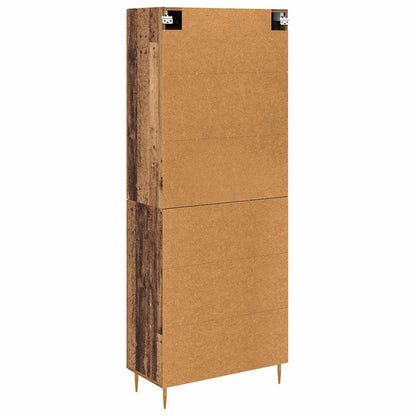 Skåp Gammalt trä 69,5 x 34 x 180 cm Konstruerat trä