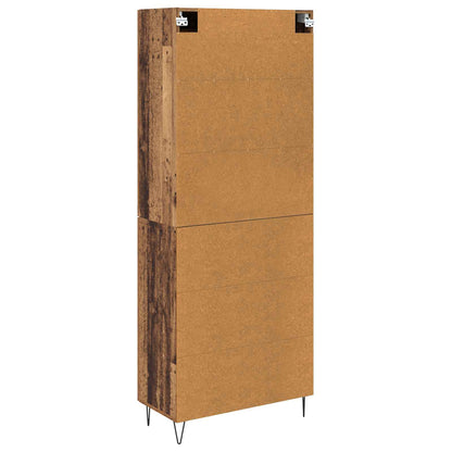 Skåp Gammalt trä 69,5 x 34 x 180 cm Konstruerat trä