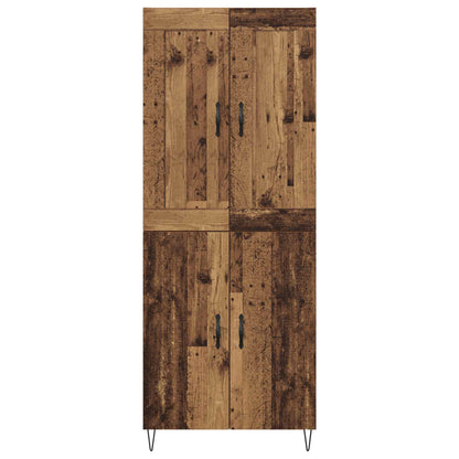 Skåp Gammalt trä 69,5 x 34 x 180 cm Konstruerat trä