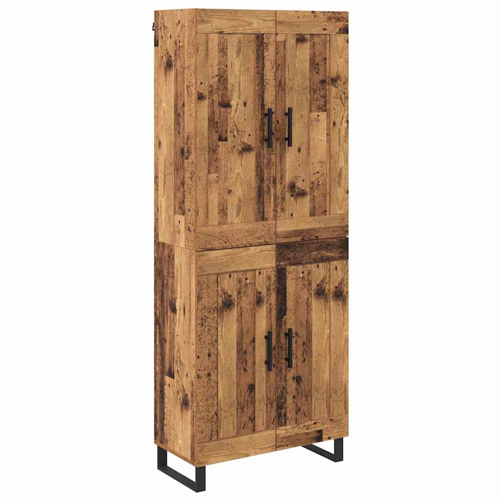 Skåp Gammalt trä 69,5 x 34 x 180 cm Konstruerat trä