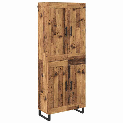 Skåp Gammalt trä 69,5 x 34 x 180 cm Konstruerat trä