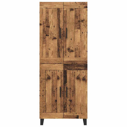 Skåp Gammalt trä 69,5 x 34 x 180 cm Konstruerat trä
