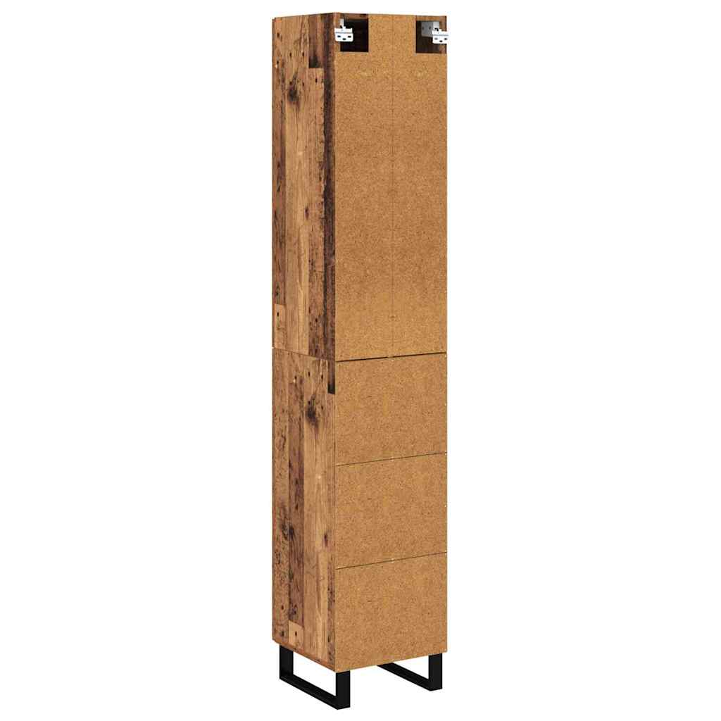 Skåp Gammalt trä 34,5 x 34 x 180 cm Konstruerat trä