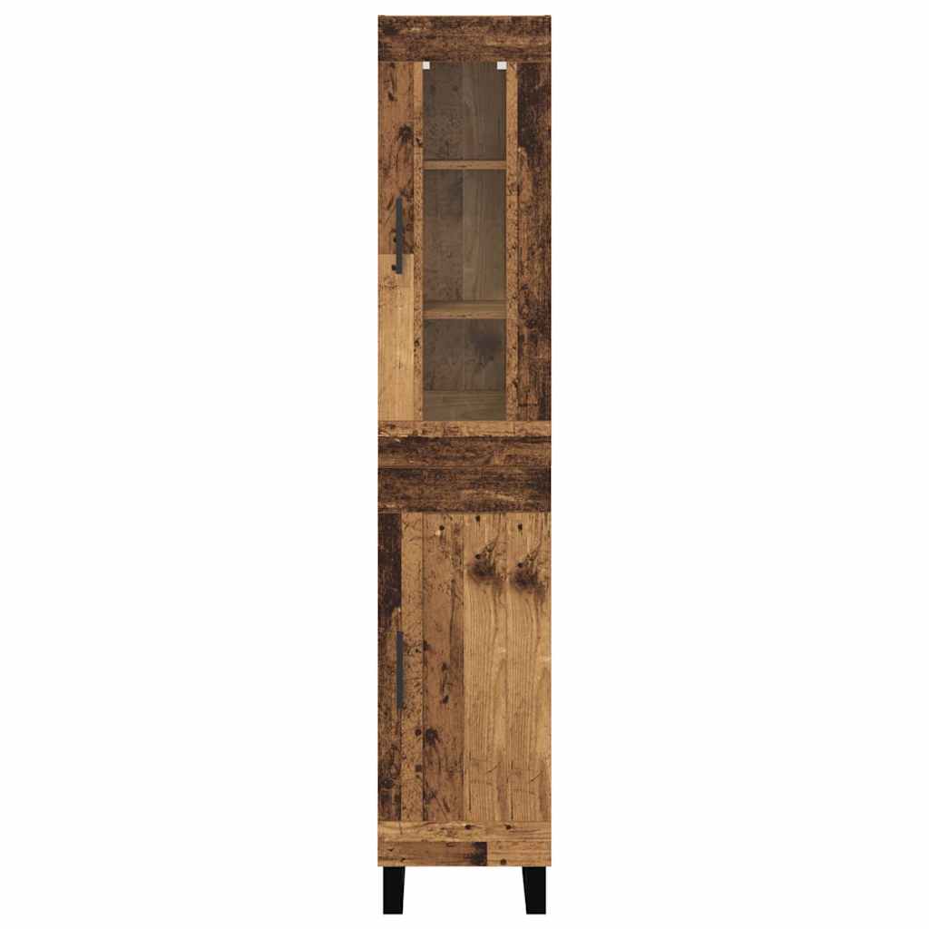 Skåp Gammalt trä 34,5 x 34 x 180 cm Konstruerat trä