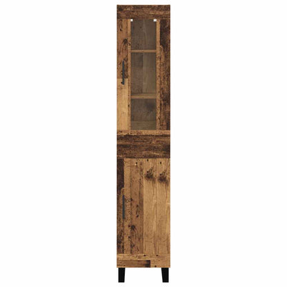 Skåp Gammalt trä 34,5 x 34 x 180 cm Konstruerat trä