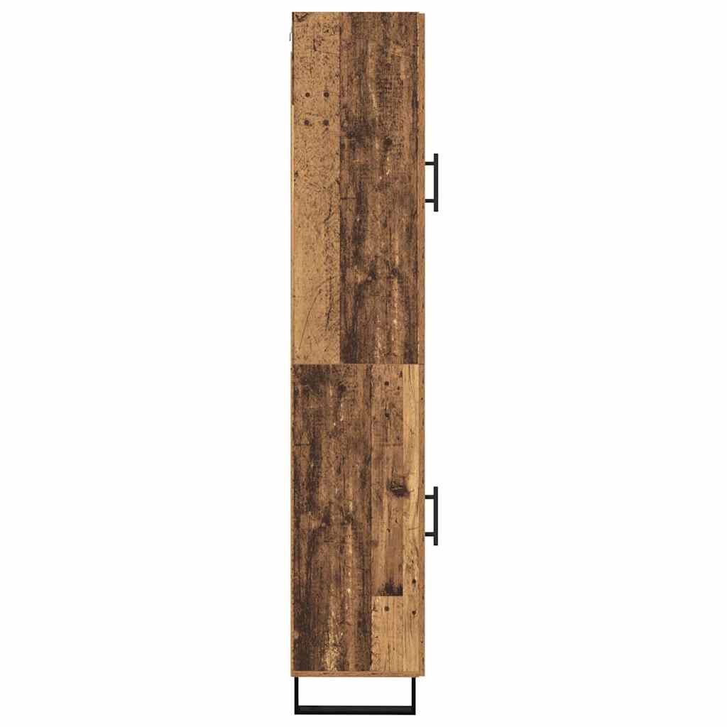 Skåp Gammalt trä 34,5 x 34 x 180 cm Konstruerat trä