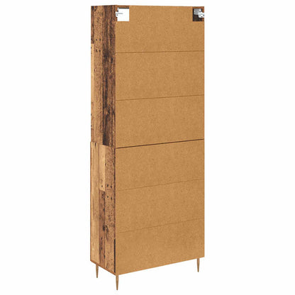 Skåp Gammalt trä 69,5 x 34 x 180 cm Konstruerat trä