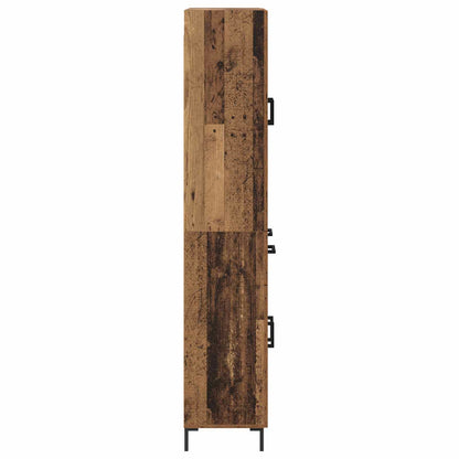 Skåp Åldrat Trä med låda 69,5 x 34 x 180 cm