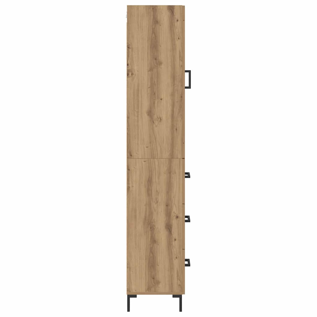 Skåp Artisan Ek med låda 34,5 x 34 x 180 cm