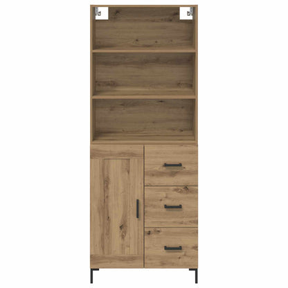 Skåp Artisan Ek med låda 69,5 x 34 x 180 cm