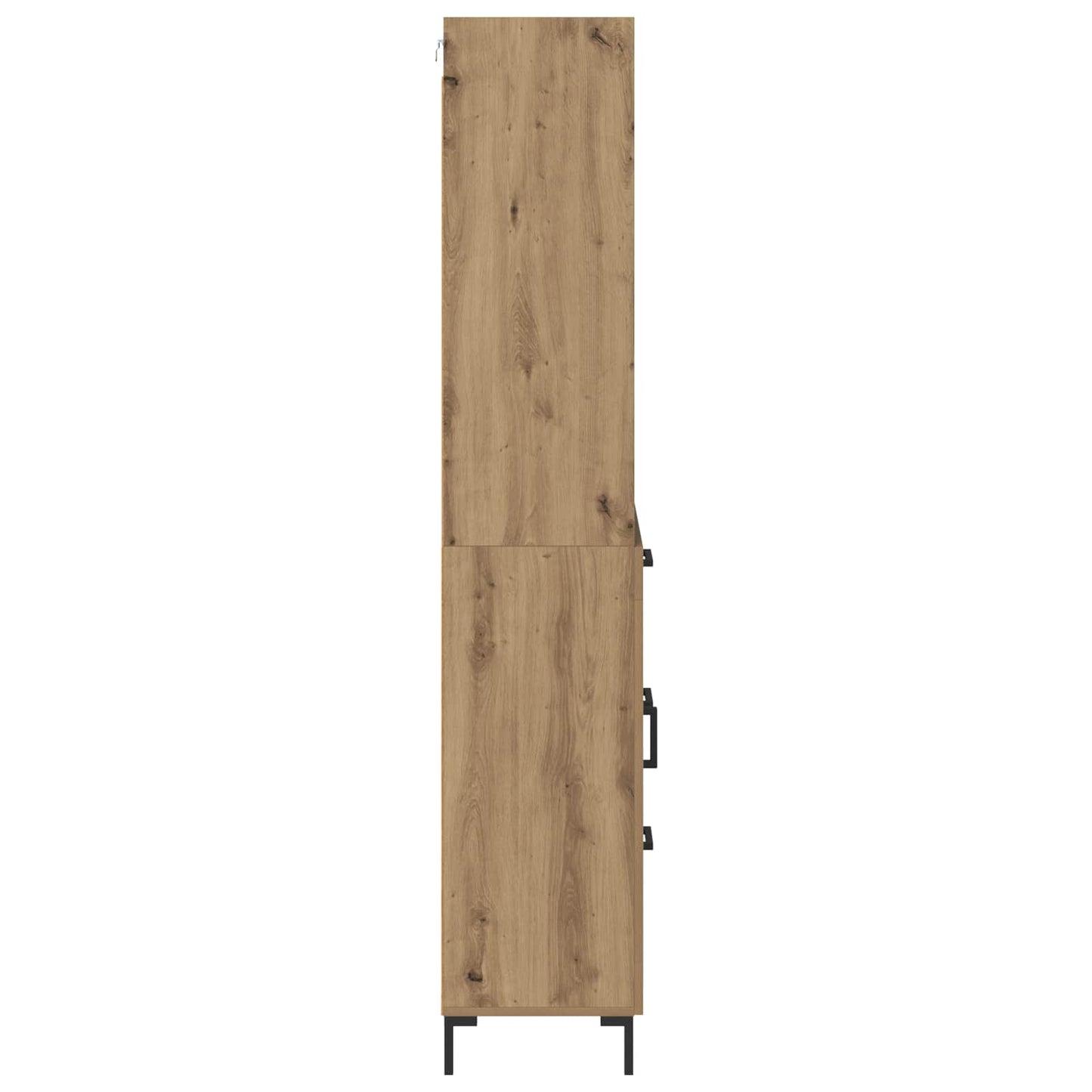 Skåp Artisan Ek med låda 69,5 x 34 x 180 cm