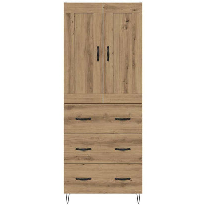 Skåp Artisan Ek med låda 69,5 x 34 x 180 cm