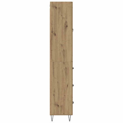Skåp Artisan Ek med låda 69,5 x 34 x 180 cm