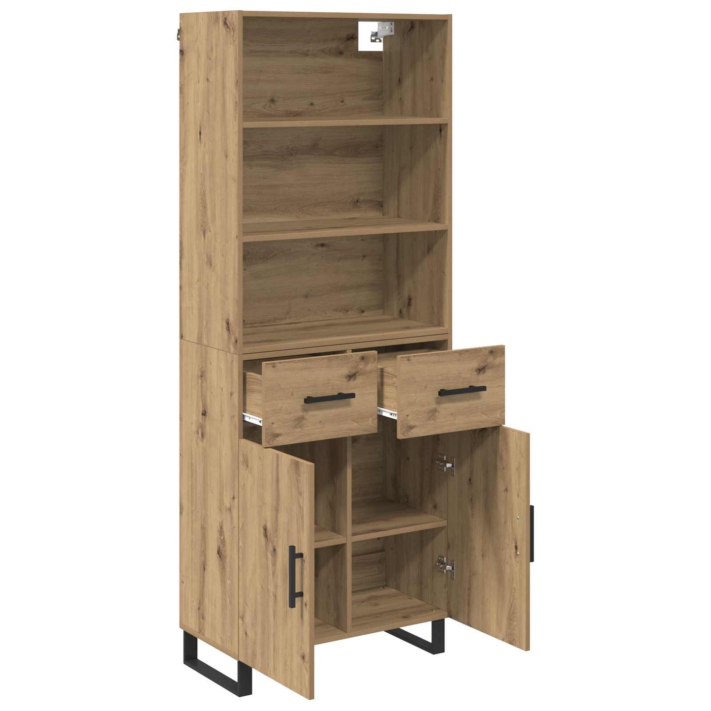 Skåp med låda 2 pcs Artisan Ek Konstruerat trä