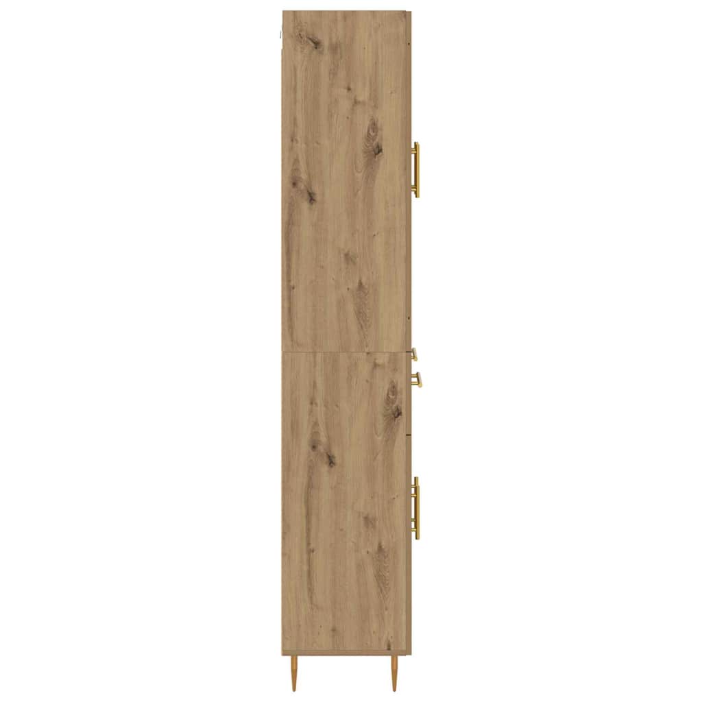 Skåp Artisan Ek med låda 69,5 x 34 x 180 cm