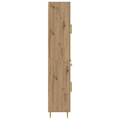 Skåp Artisan Ek med låda 69,5 x 34 x 180 cm