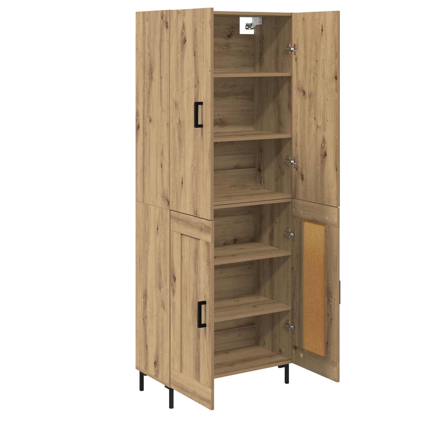 Skåp Väggmonterad Artisan Ek 69,5 x 34 x 180 cm Konstruerat trä