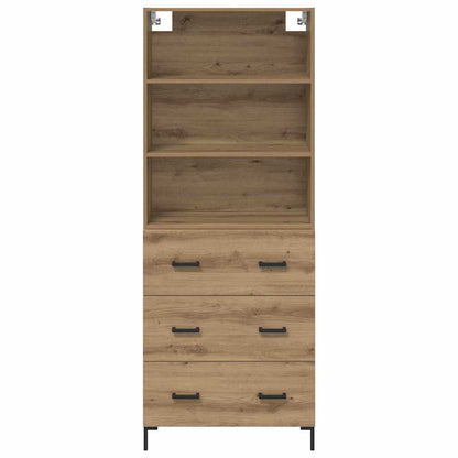 Skåp Artisan Ek med låda 69,5 x 32,5 x 180 cm