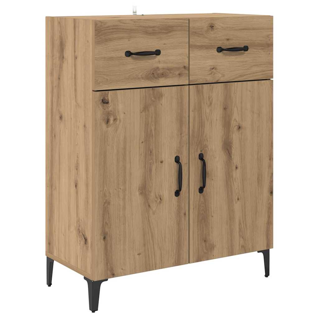 Skåp Artisan Ek med låda 69,5 x 34 x 180 cm