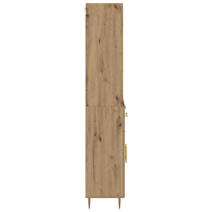 Skåp Artisan Ek med låda 69,5 x 34 x 180 cm