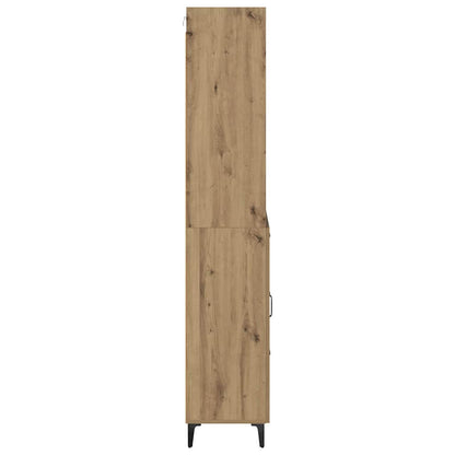 Skåp Artisan Ek med låda 69,5 x 34 x 180 cm