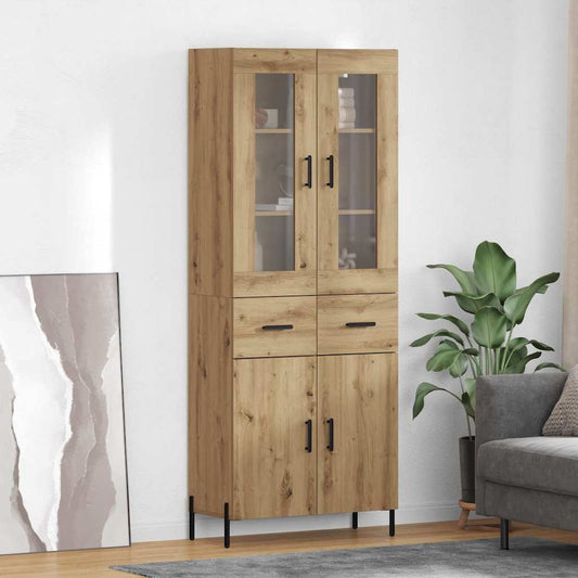 Skåp Väggmonterad Artisan Ek 69,5 x 34 x 180 cm Konstruerat trä