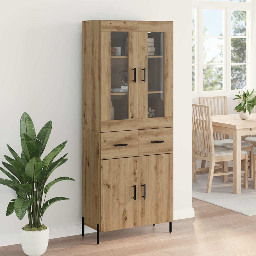 Skåp Väggmonterad Artisan Ek 69,5 x 34 x 180 cm Konstruerat trä