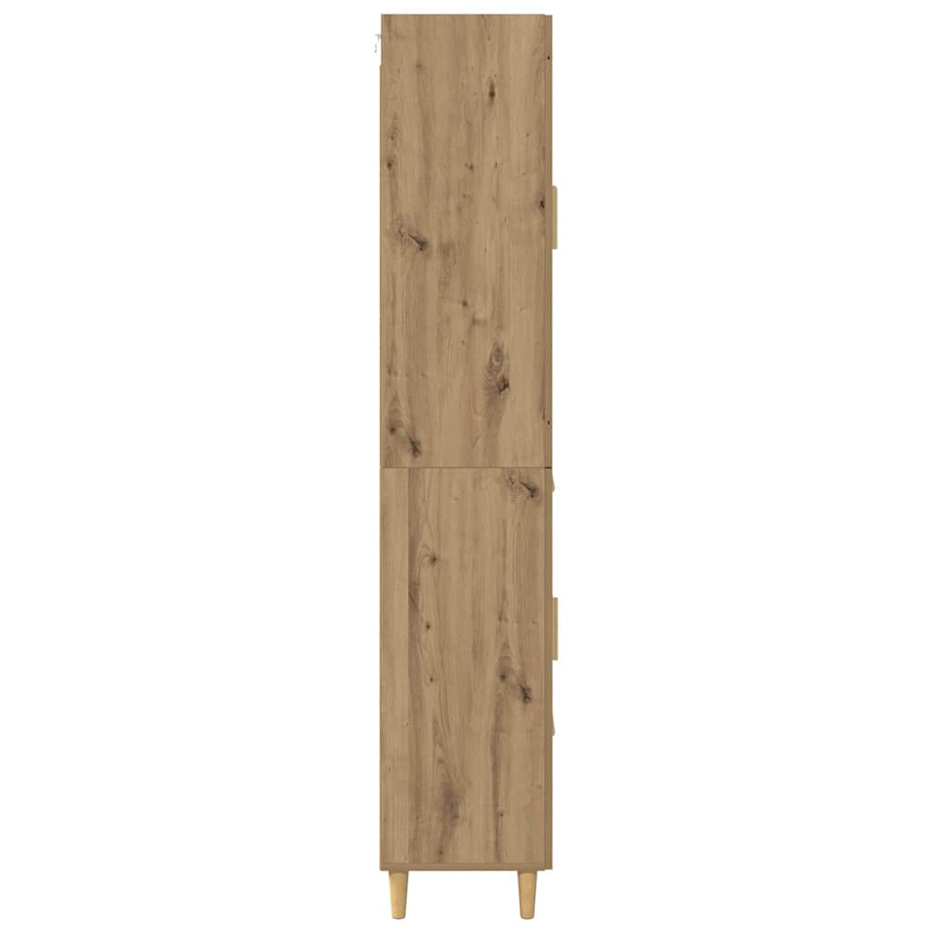 Skåp Artisan Ek med låda 69,5 x 34 x 180 cm