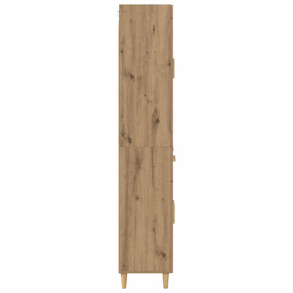 Skåp Artisan Ek med låda 69,5 x 34 x 180 cm